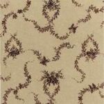 Brintons Classic Florals Nouveau Toile Papillon Red - 1/50364