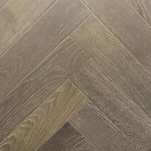 Xylo St. James Herringbone White Washed Coffee Stained Oak