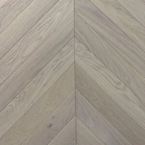 Xylo Soho Chevron Pearl White Stained Oak