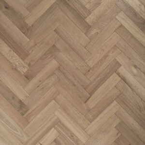 V4 Flooring Deco Parquet Herringbone White Smoked Oak
