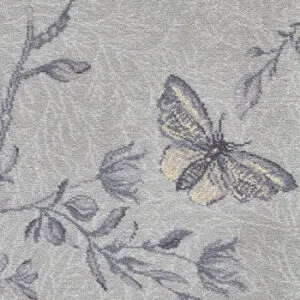 Brintons Timorous Beasties Collection Silver Ruskin Butterfly - 10/50156